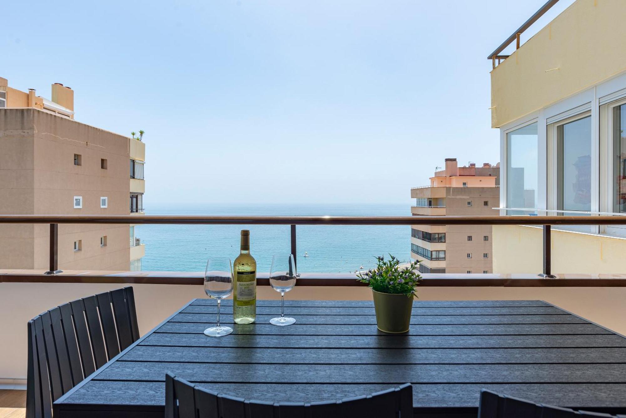 Playamar Waterfront Exclusive Apartment And Views Tower 2 Fl 14 トレモリノス エクステリア 写真